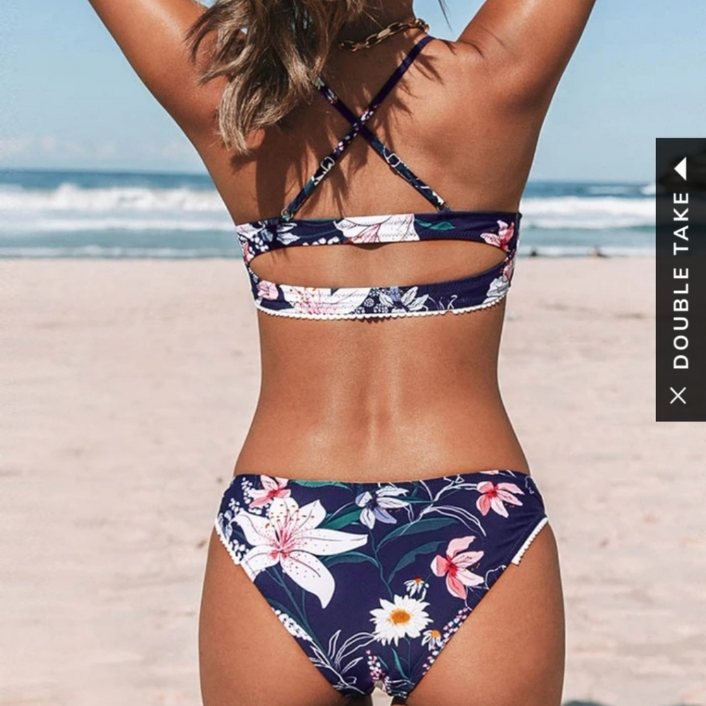 Cupshe Floral Bikini